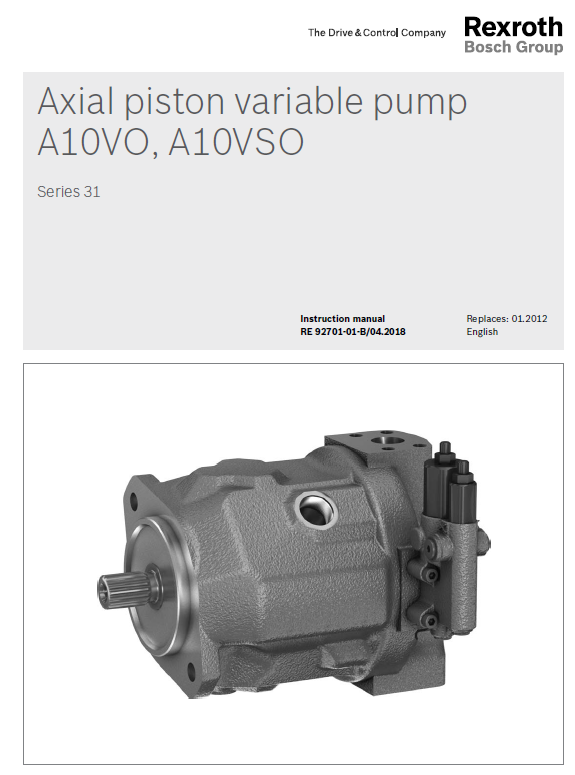 Rexroth A10VO Exploded View